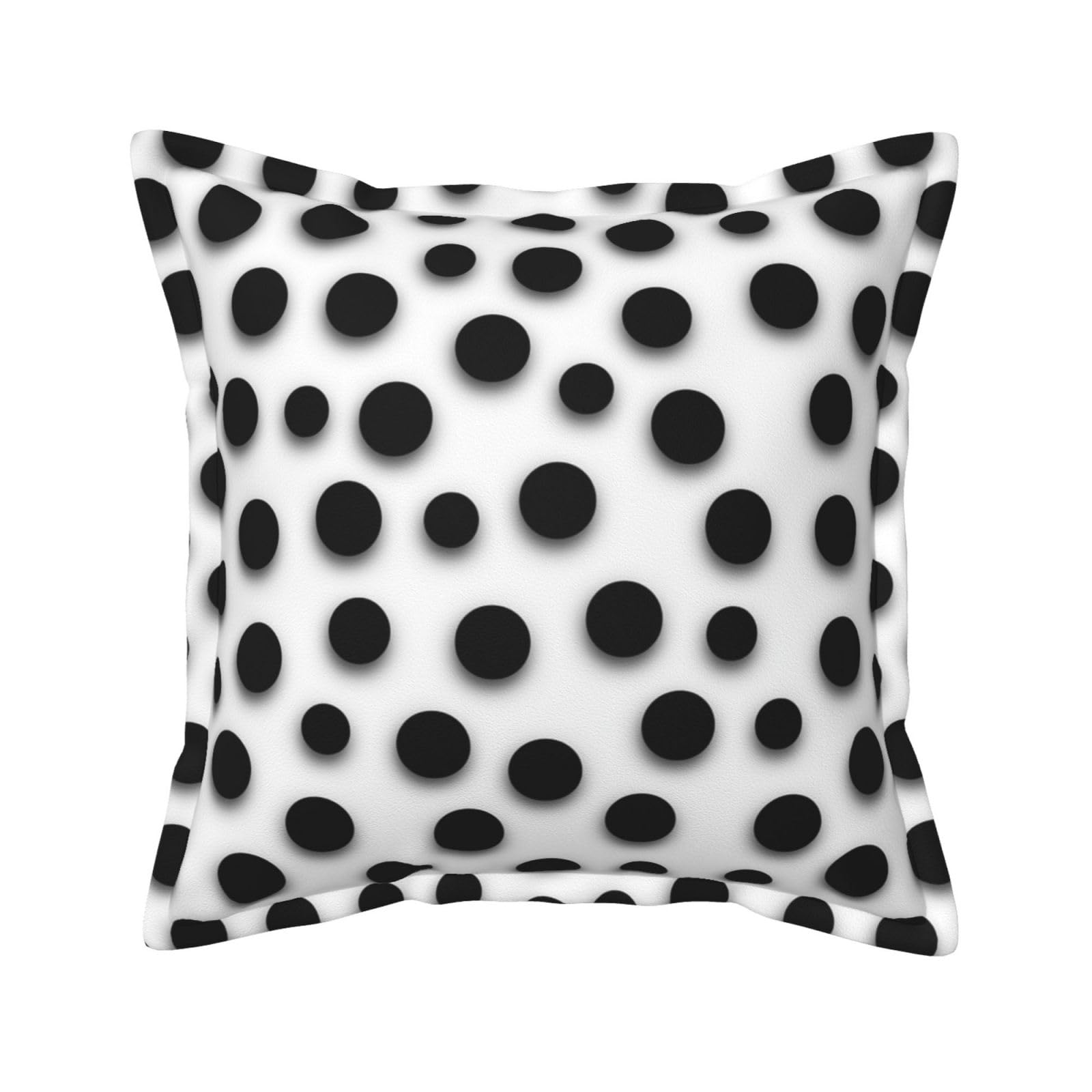 Housses de coussin en cuir décoratives au fini rustique texturé 45x45 cm