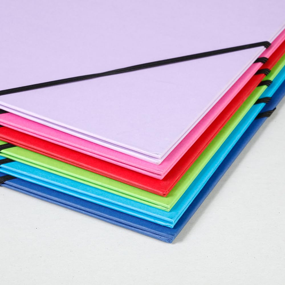 Clairefontaine 144404C teczka na rysunki z gumką 52x72 cm, zielona
