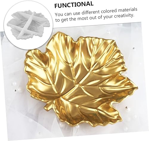 Miniatura 3 de EXCEART Molde de paleta de silicona para bandeja de resina espejada, bandeja de bricolaje epoxi para bricolaje, bandeja de exhibición de platos de