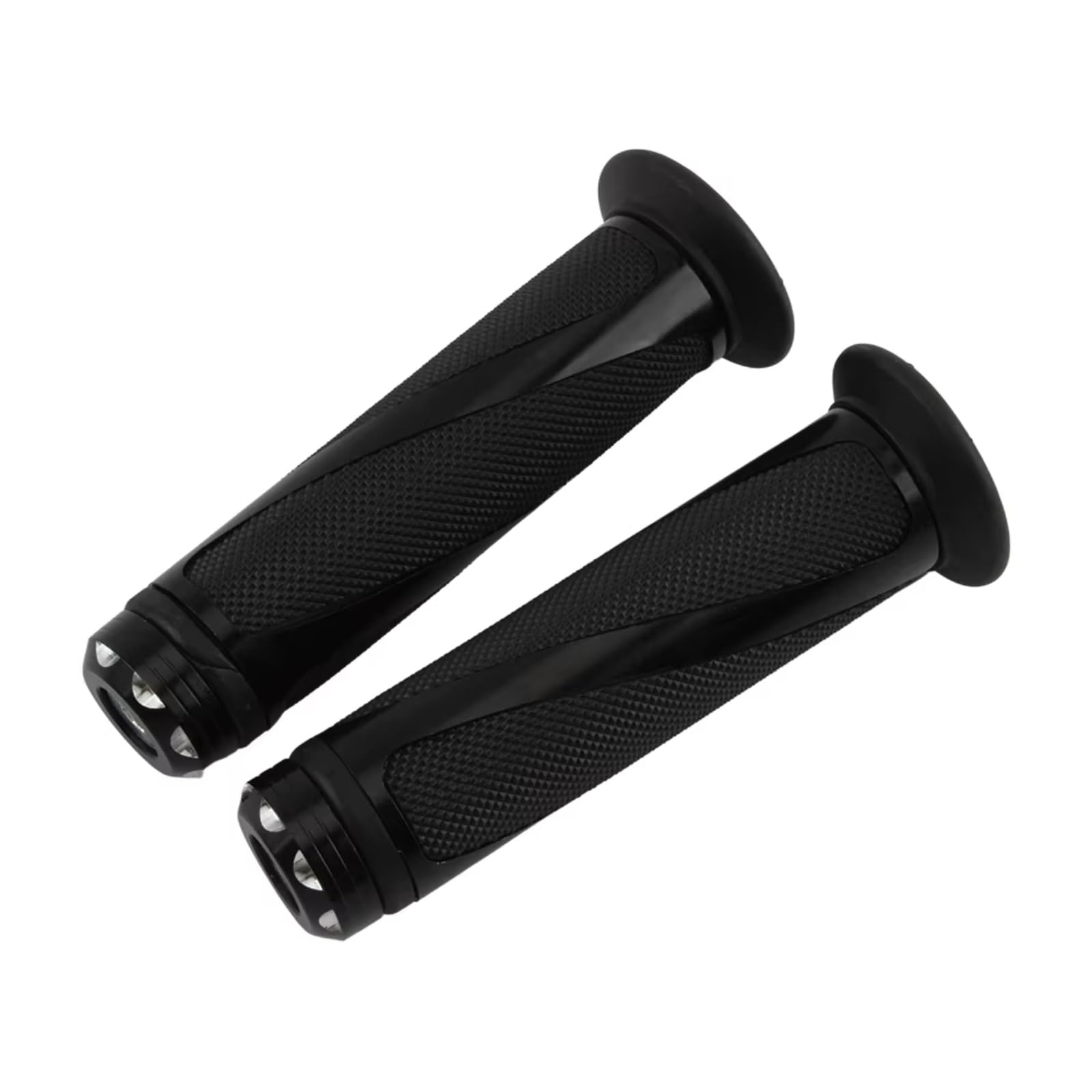 Per Coprimanubrio Moto Manicotto Impugnatura Manopola moto | Copri Manubrio 7/8 "22mm Polsini Impugnatura Universale Maniglia Manubrio CNC Manica Antiscivolo(Black)