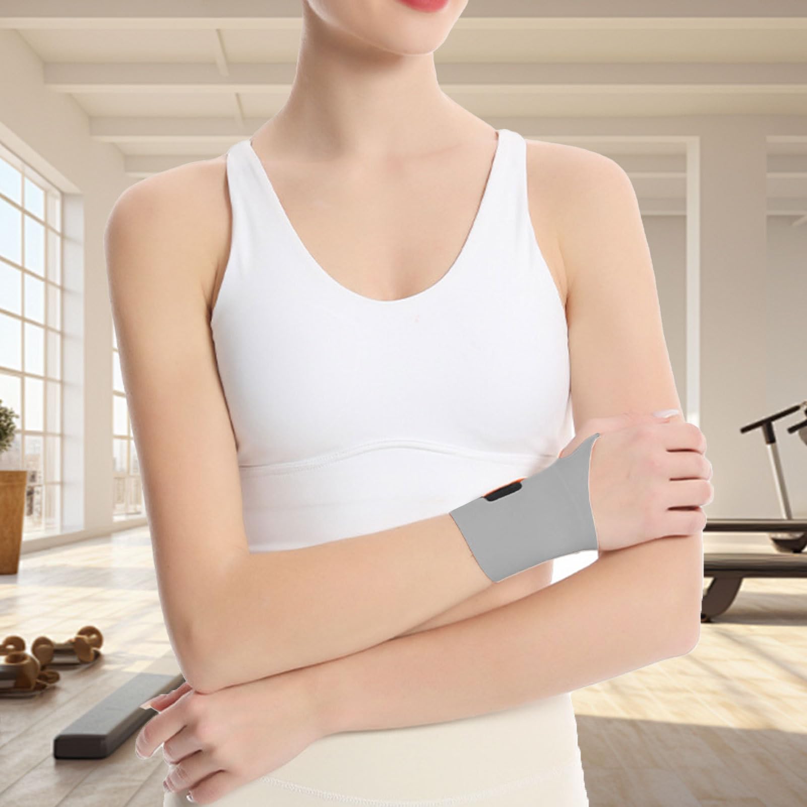 Wrist Compression Wrap | Ultra-Thin Breathable Pickle Ball Wrist Wraps,Carpal Tunnel Elastic Hand Protector Adjustable Sports Wristbands for Women Men Gym