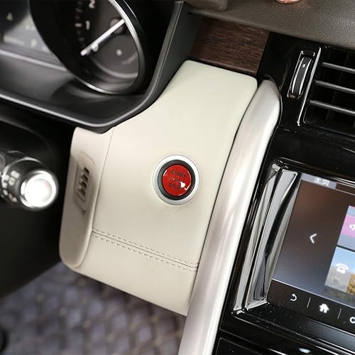 Miniatura 5 de CHEYA Interruptor de arranque de motor de automóvil Reemplazo para Land Rover Discovery 5 LR5 L462 2017 2018 Range Rover Sport Vogue (rojo)