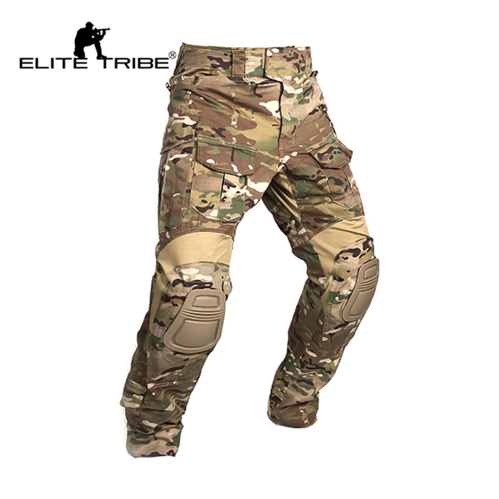 Vêtements militaire de troisième génération pour Paintball, jeu de guerre, bataille, uniforme tactique et rembourrage au genoux Multicam MC, multicam