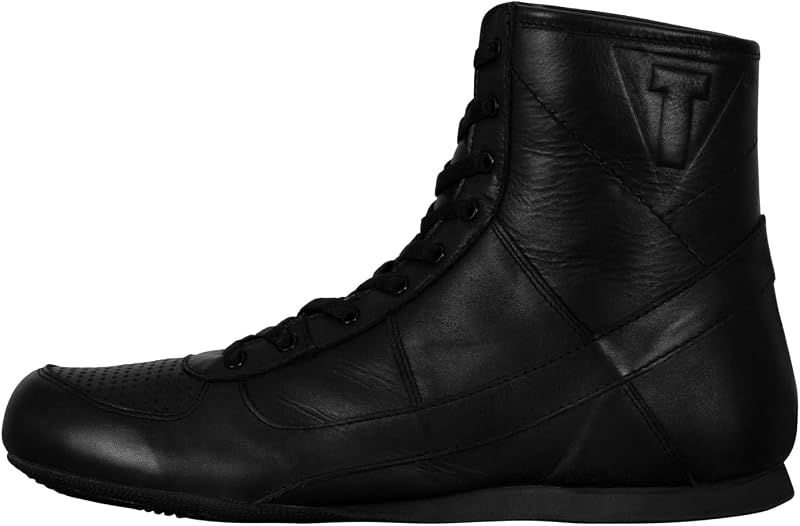 Título Boxeo Zapatos de boxeo de cuero de la vieja escuela