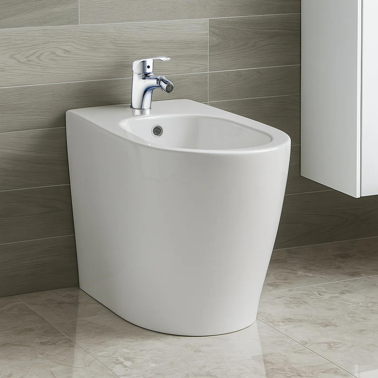 Rubinetto Monoforo Bidet Miscelatore Monocomando Bagno in Ottone Cromato | Design Moderno, Facile da Installare, Alta Resistenza, Finitura Elegante 52330A