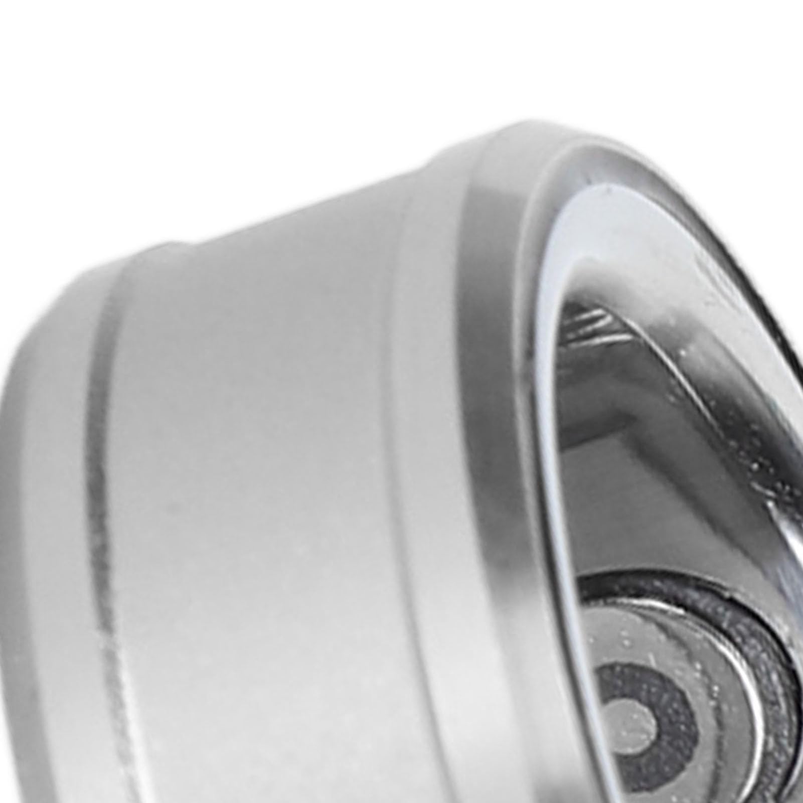 Dpofirs Smart Health Ring, Smart Ring Health Tracker BT 5.1 NFC Monitoraggio della Temperatura Corporea del Sonno Contapassi IP68, Tracker della qualità del Sonno per Regali di