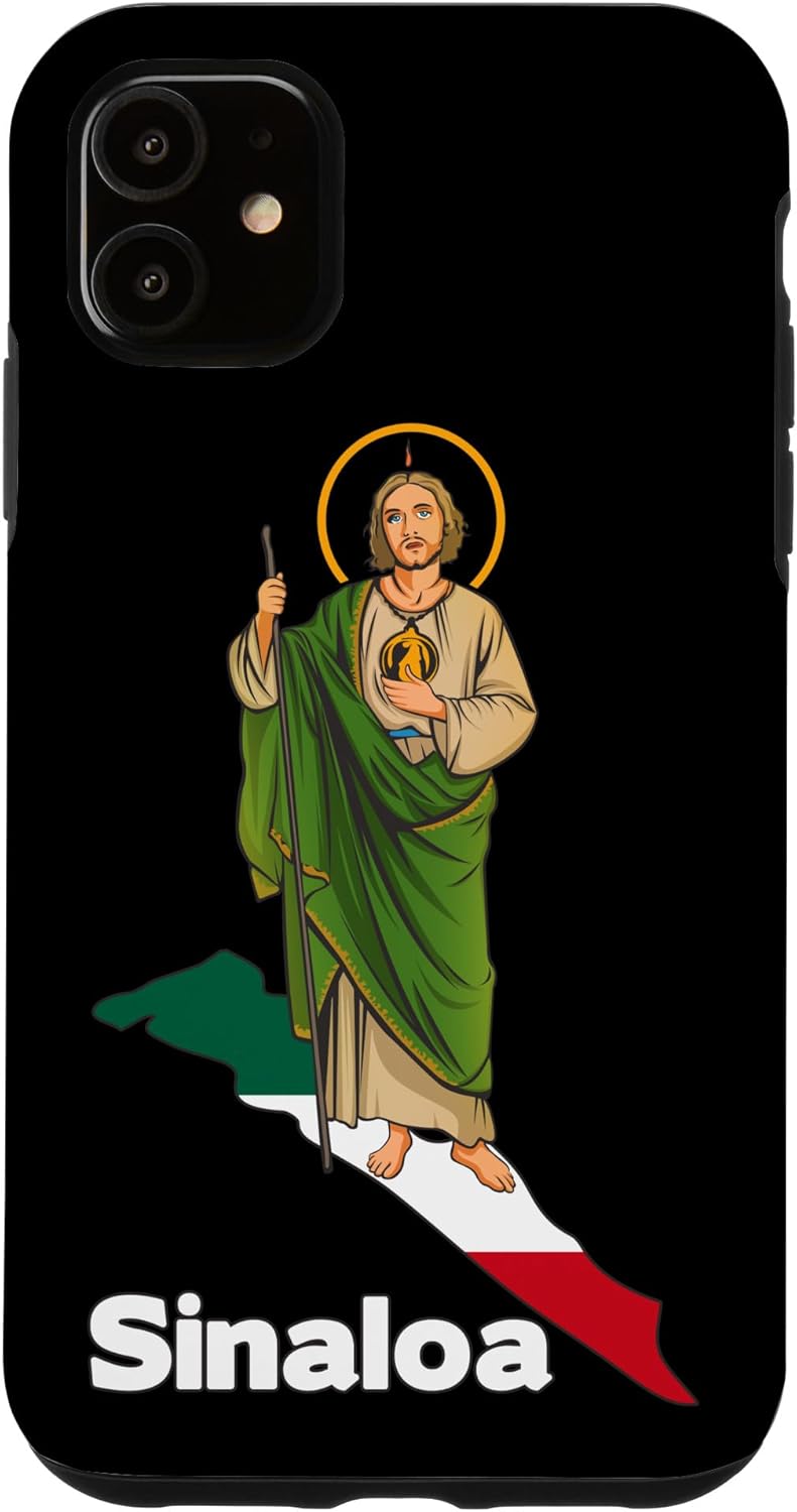 San Judas Tadeo with Sinaloa Mexico Case for iPhone 14 Pro Max
