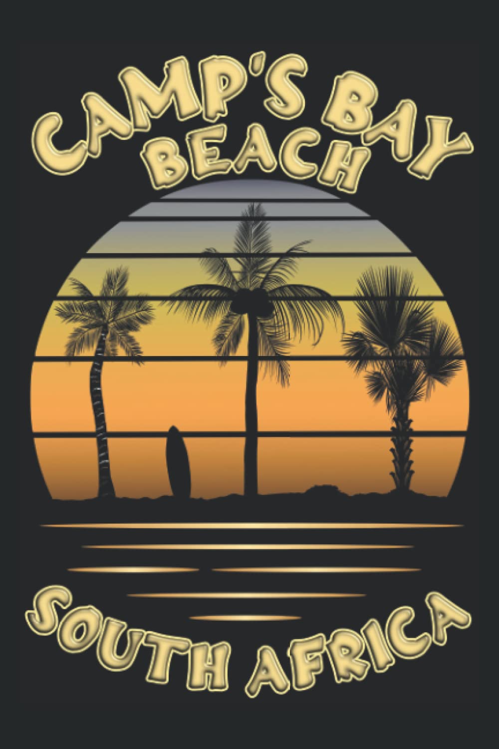 Urlaubsträume: Camp's Bay Beach - Cape Town - South Africa: Notizbuch (6“ x 9“ ~ DinA5) 120 gepunktete Seiten (Dot Grid) Notizbuch / Tagebuch mit ... als Geschenk zu allen Anlässen