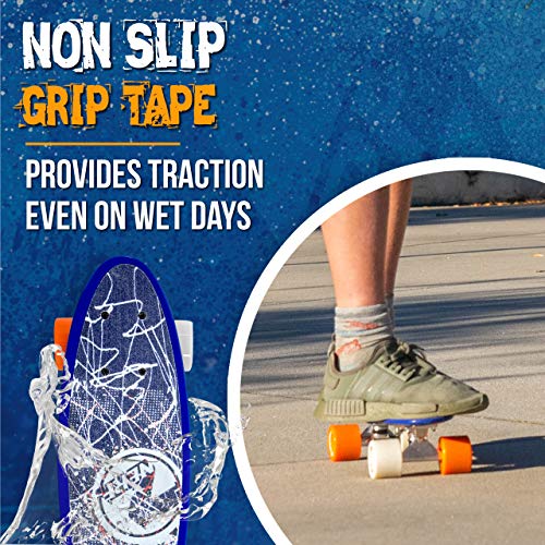 Planche cruiser en plastique Flybar Nerf 22 pouces avec grip integral - 4
