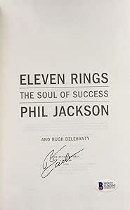 Phil Jackson Signed Eleven Rings: The Soul of Success Book BAS ...