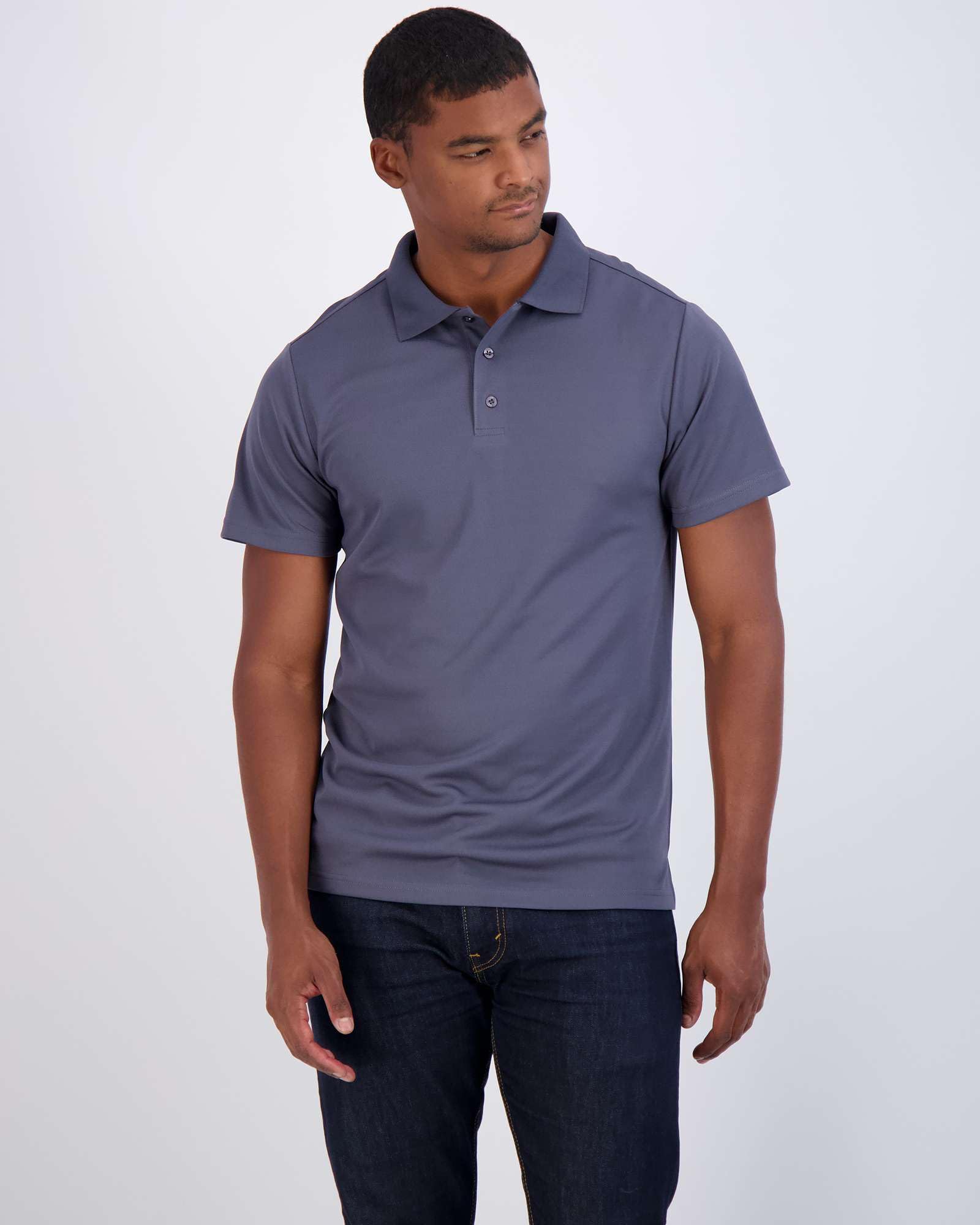 Real Essentials Herren Casual Polohemd (3er Pack)