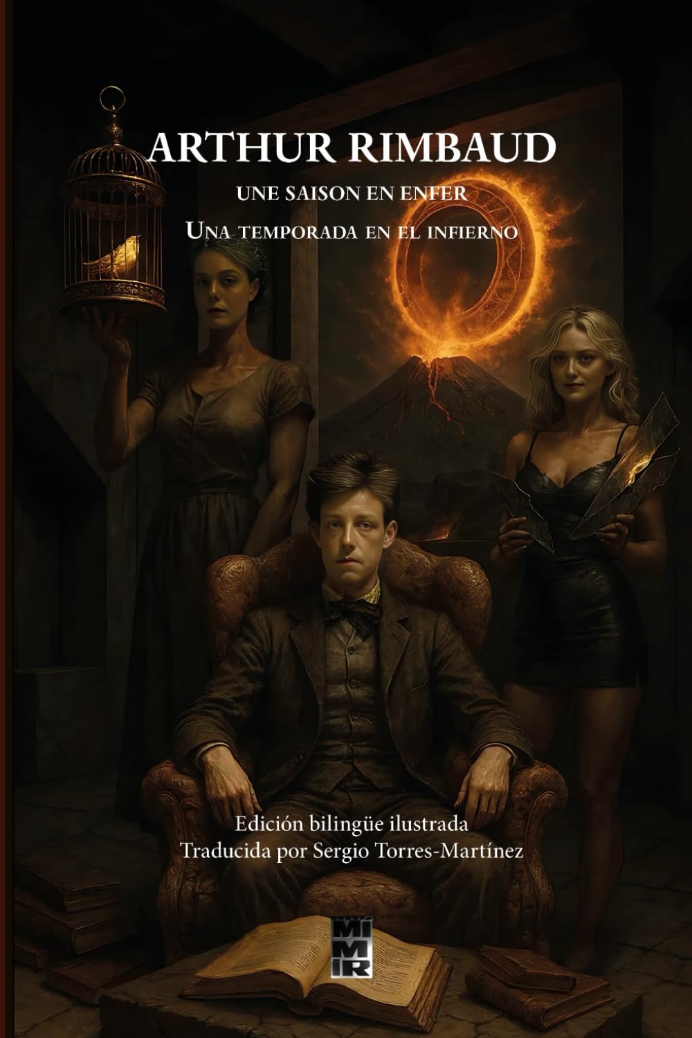 Una temporada en el infierno: Edición bilingüe ilustrada