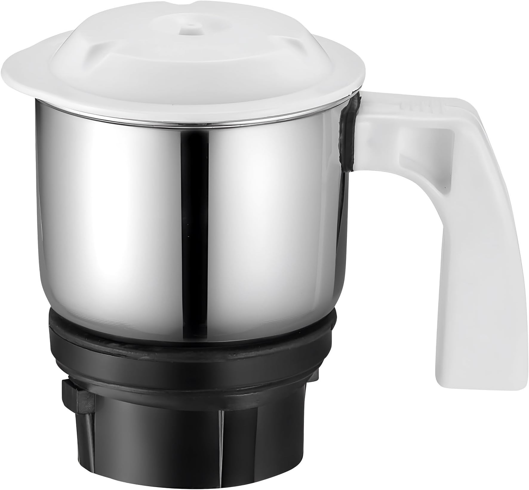AJS spares- PREETHI Jar for "TITANIUM, STEELE SUPREME, MEGA MAGIC, PLATINUM, SILVER, ECO PLUS, DAISY, BLUE-LEAF GOLD, CHEFPRO, ECO CHEF, TRIO, ECO CHEF NEO" Mixer Grinders (Steel) (0.4 Litre)