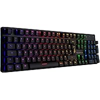 Surefire Kingpin M2 - Tastiera meccanica da gaming francese, tastiera multimediale da gioco Full Size