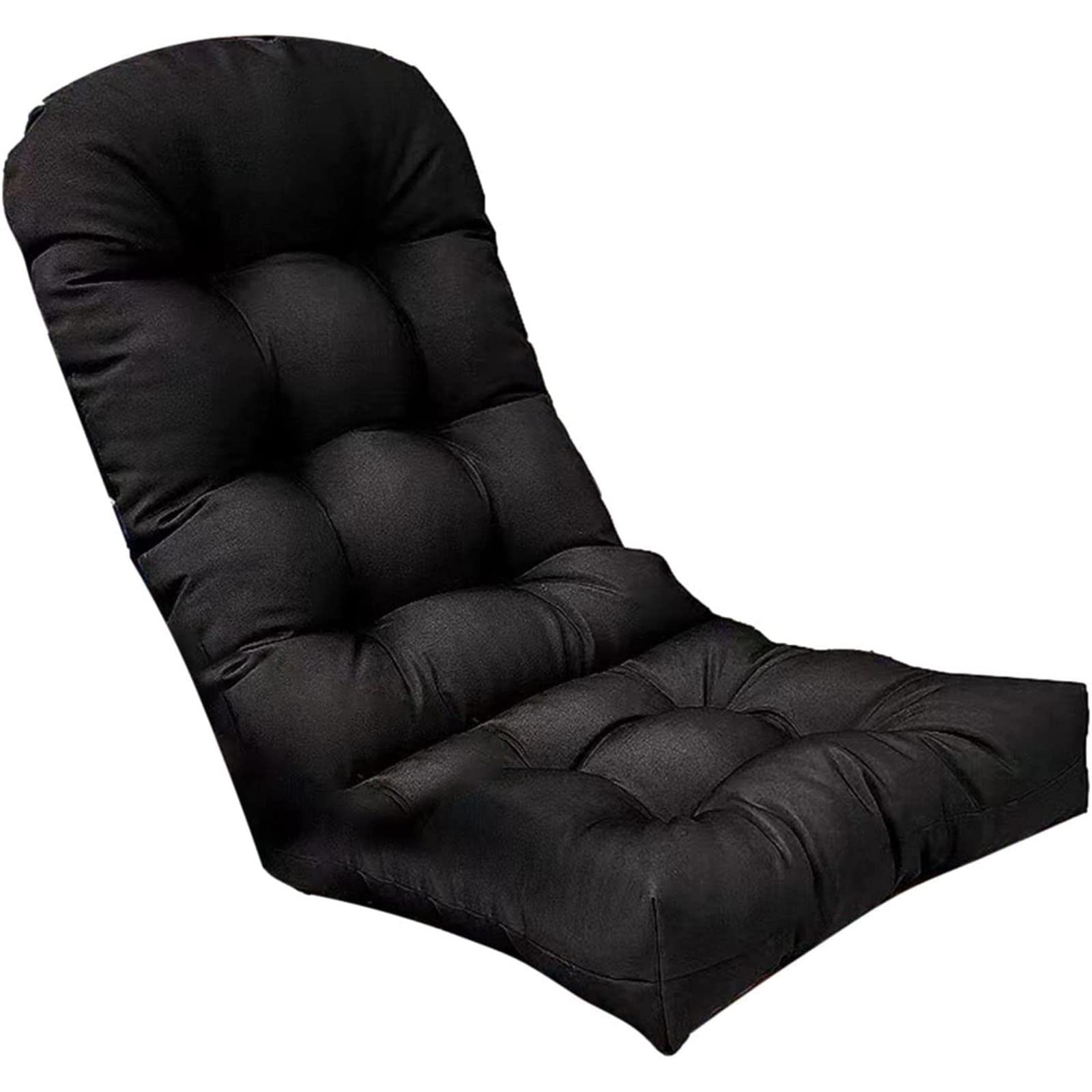 Coussin de chaise à dossier haut imperméable et confortable pour terrasse et jardin