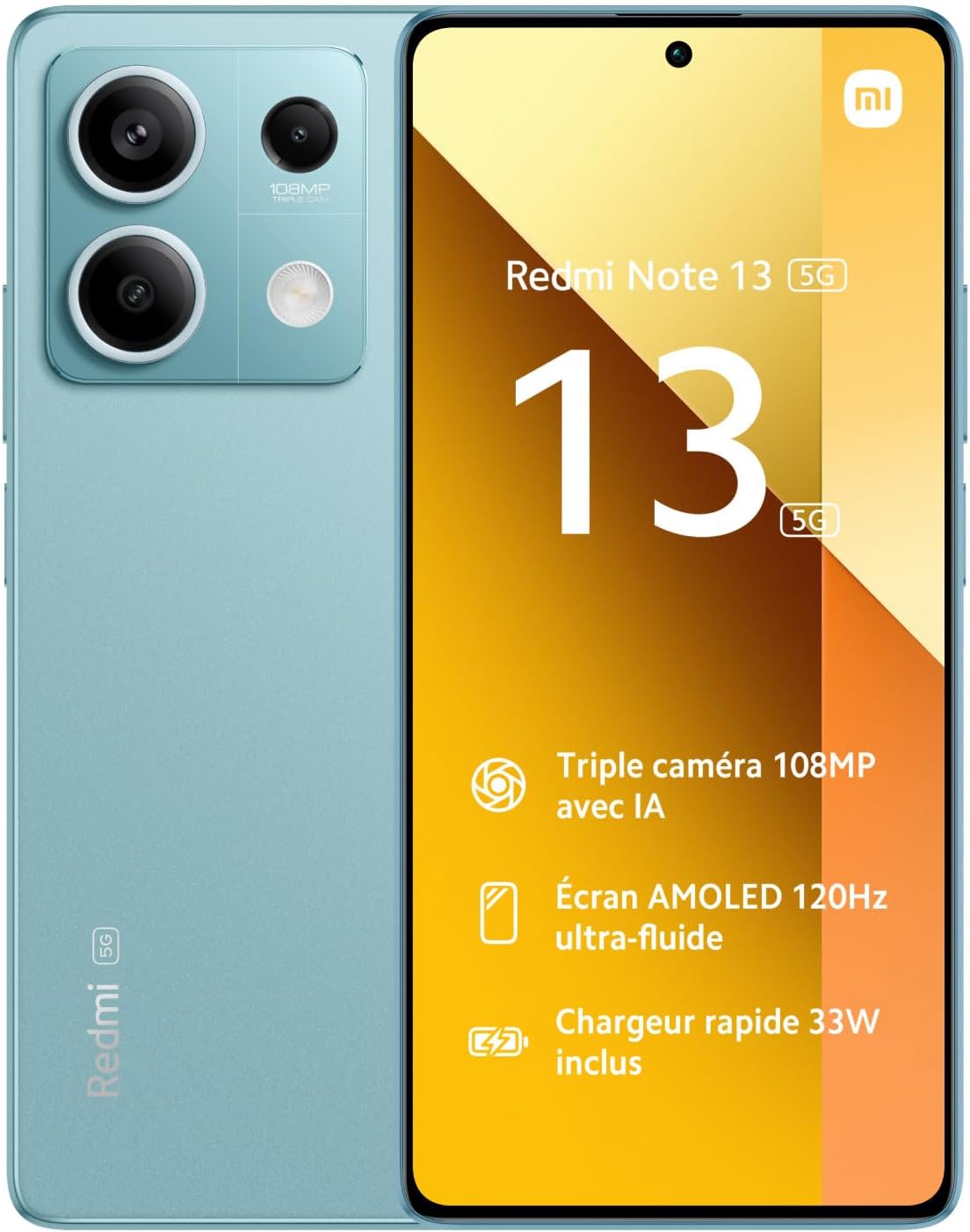 Xiaomi Redmi Note 13 5G 8+256GB Ice Blue UK Version 2 Years Warranty ...