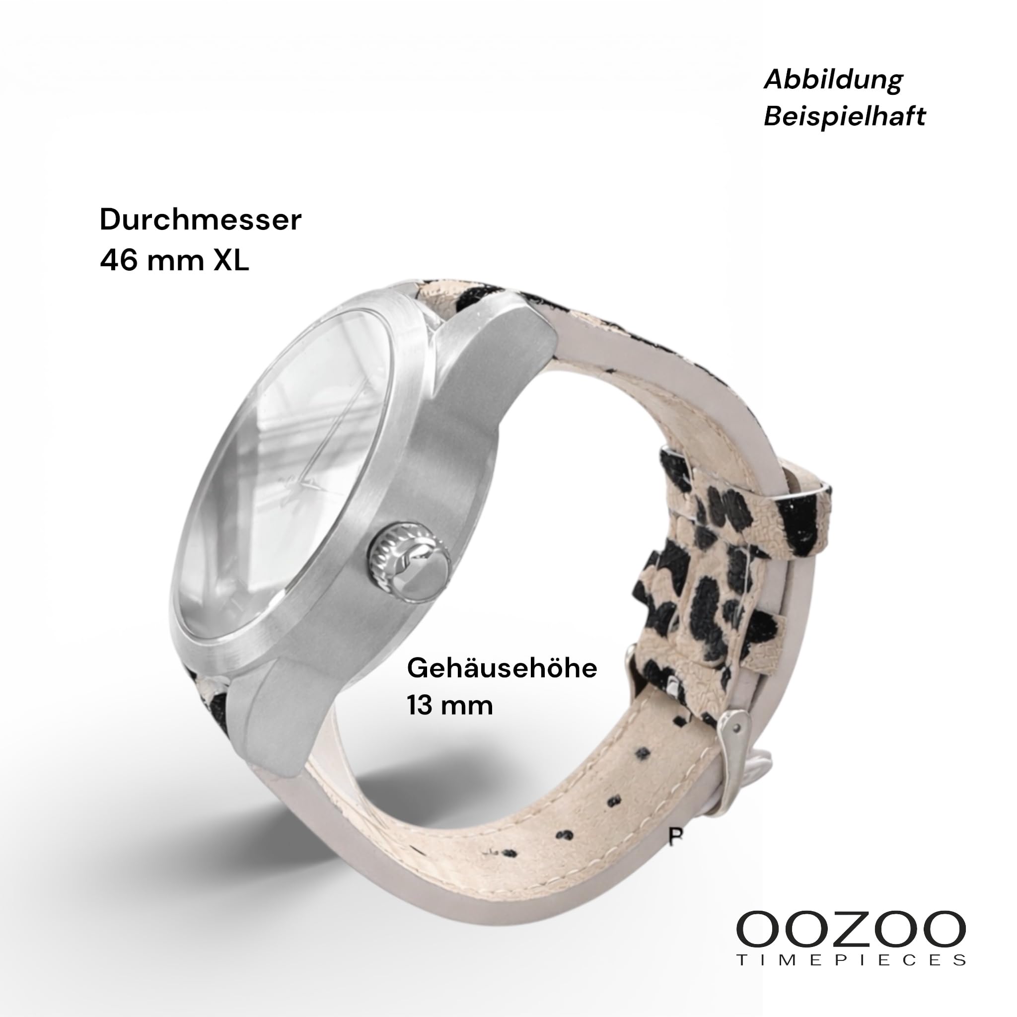 Oozoo Timepieces - Orologio da polso da donna con cinturino in pelle | orologio da donna di alta qualità – elegante orologio analogico da donna rotondo