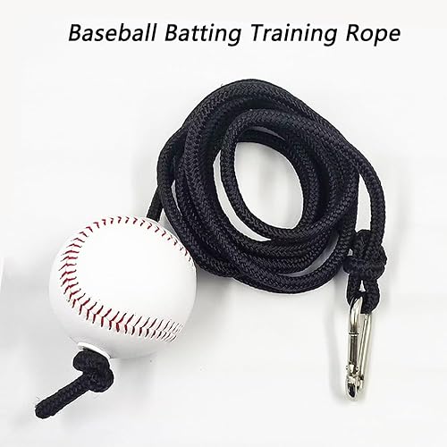 Miniatura 4 de Asistencia de entrenamiento de béisbol y softbol, cuerda de entrenamiento de bateo de béisbol y softbol, práctica de habilidades de swing de