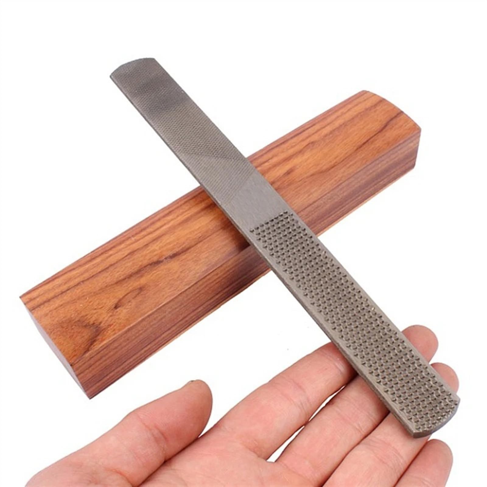 Lima de Metal 4 en 1, escofina de madera de 8 ''/200mm de acero for carpintero, lima de madera DIY, herramienta manual for carpintería