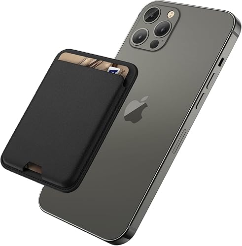 Miniatura 22 de Cartera magnética compatible con MagSafe para iPhone 17 16 15 14 13 12 Pro Max Air Plus modelo, Mag 3 seguro tarjetero adhesivo accesorios