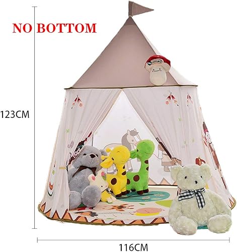 Miniatura 6 de Xiangtat Tienda de campaña plegable para niños, caricaturas indias con bolsa de transporte, material respetuoso con la piel, certificado de