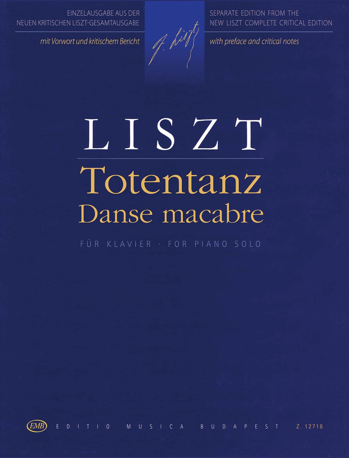 Totentanz Danse Macabre Piano Solo Kaczmarczyk, Adrienne, Sulyok