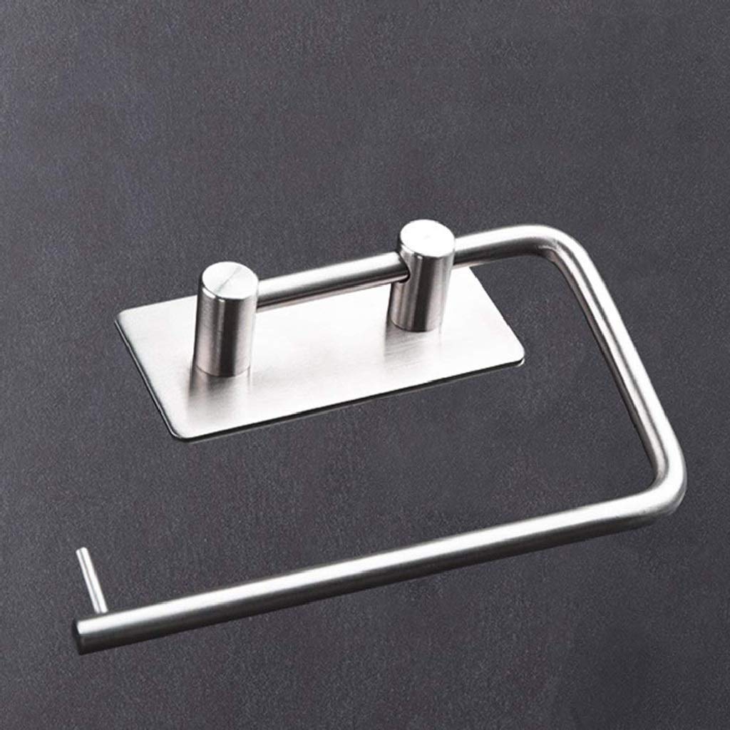 la Carta igienica in Acciaio Inox Holder- Acciaio Inossidabile Bagno lavabo Supporto di Carta igienica e Dispenser Montaggio a Parete Spazzolato
