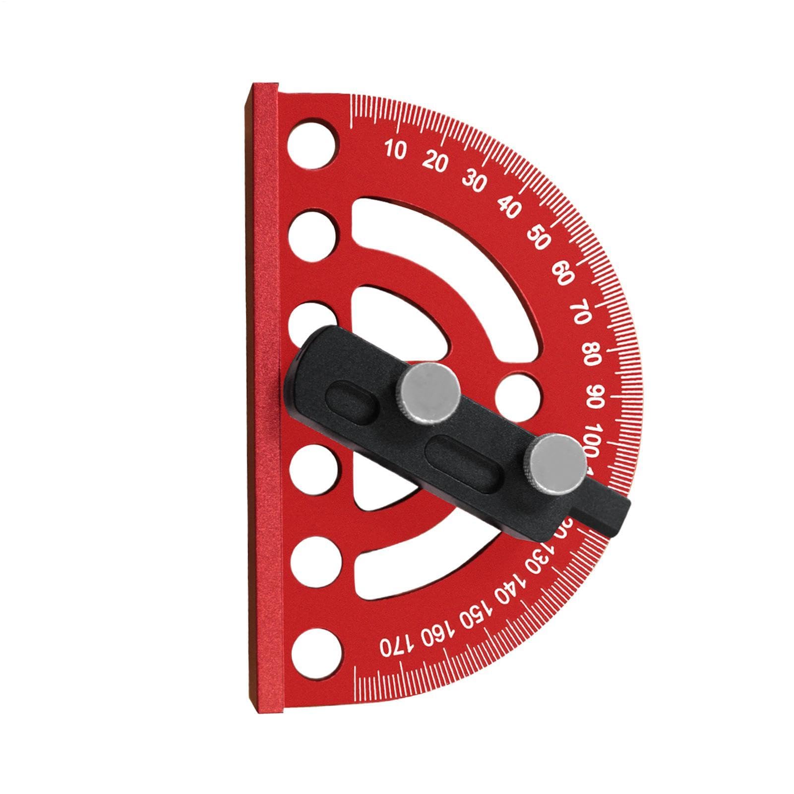 Buscador de ángulos de aleación de aluminio de 0 a 180 grados, calibre