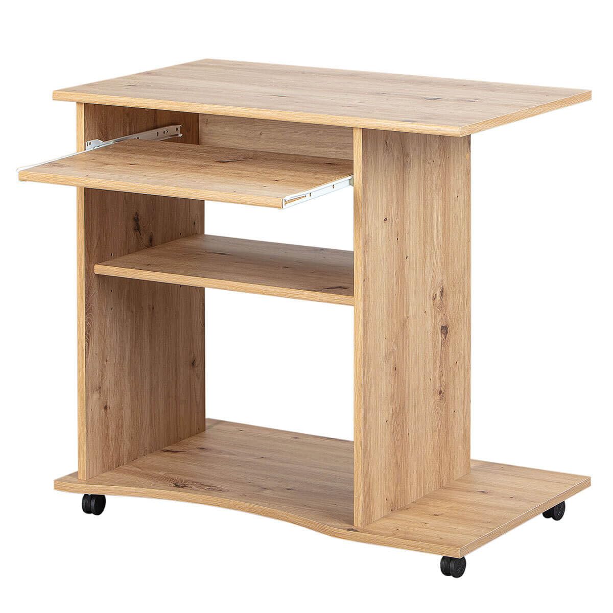 AltoBuy IBAI - Meuble Informatique Aspect Chêne Artisan