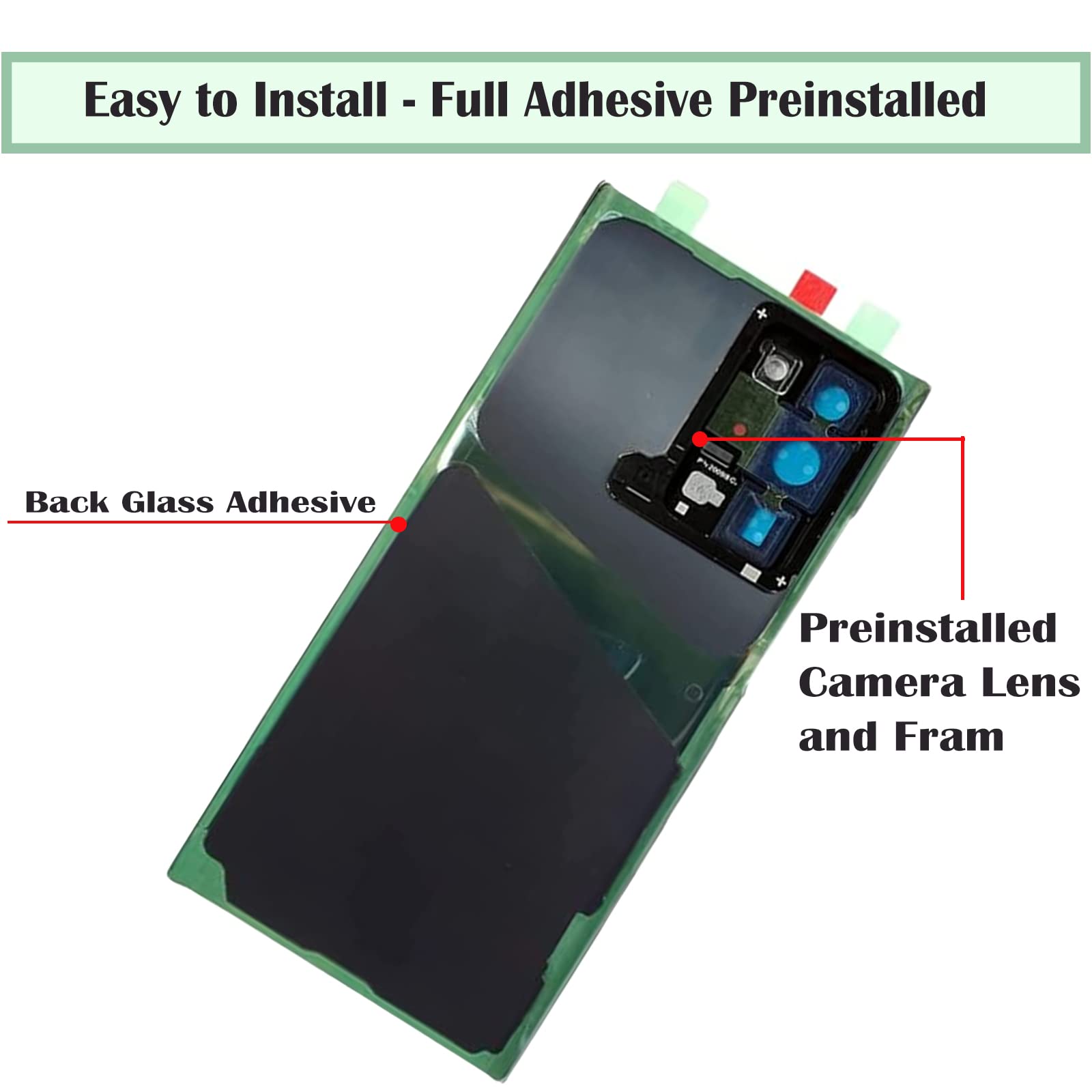 Amazon.com: Mystic Bronze Galaxy Note 20 Ultra Back Glass Cover