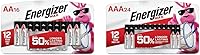 Vista 1 de Energizer Pilas AA, Max Double A Battery Alcaline, 16 unidades y pilas AAA, alcalinas máximas, 24