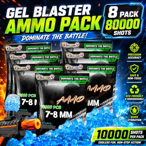 Image of The Little Ones Gel Blaster Refill for Adults Age 15+ Years Above [80000 Rounds]