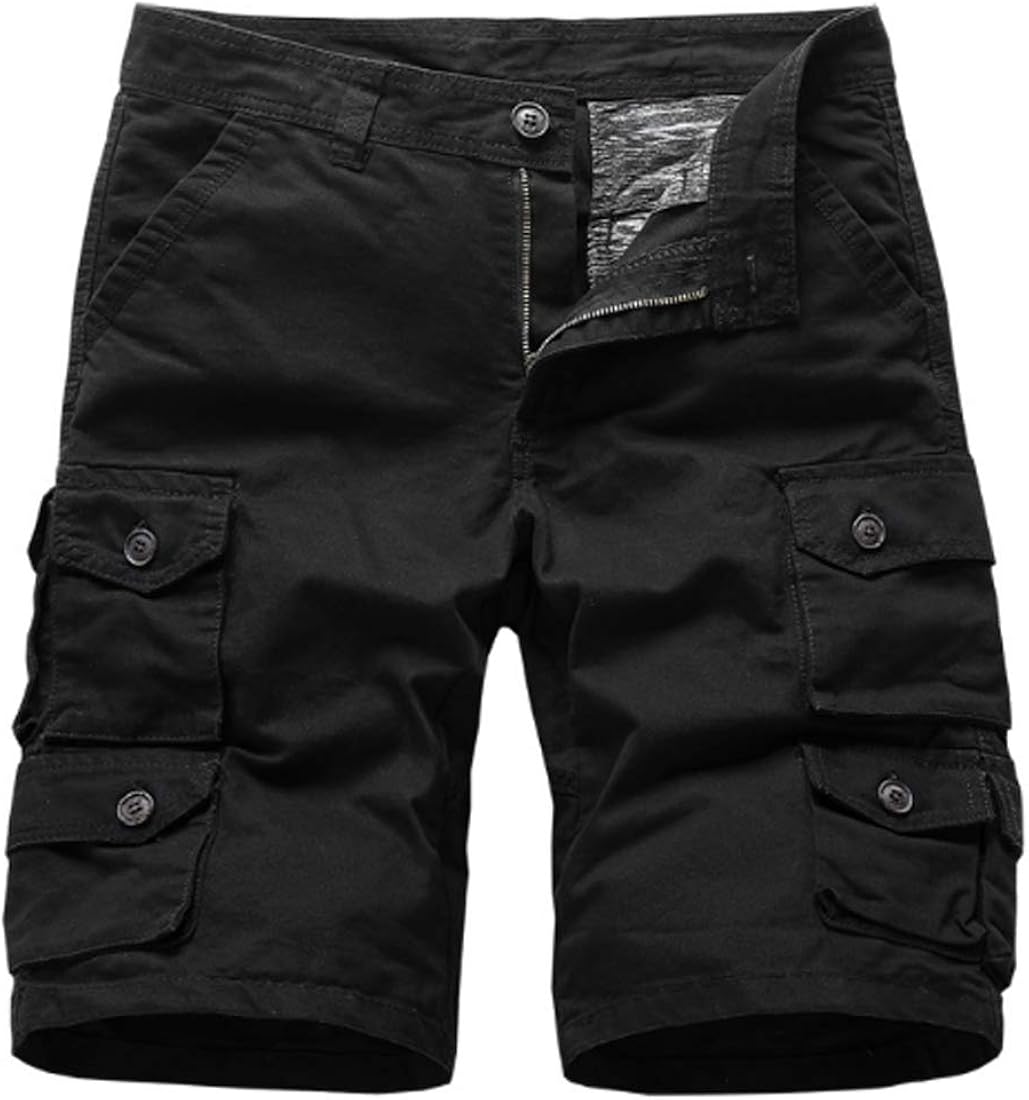 Huicai Men's Premium Twill Cargo Short Outdoor Tactical Multi Pockets