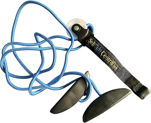 SelfCareCentral - Polea de hombro para terapia física, sistema de polea sobre la puerta para rehabilitación de hombros, equipo de ejercicio de hombro