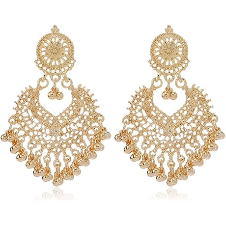 Gold Chandelier Earrings: Shimmering Elegance for Women