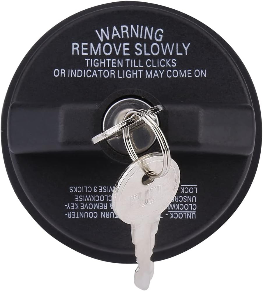 ONER AUTO PARTS Locking Gas Cap,Locking Fuel Cap,Compatible With 4Runner, FJ Cruiser, Tacoma, Tundra, Acura, Chevy Camaro, CRV And More,Replace 77300-47020, 10504