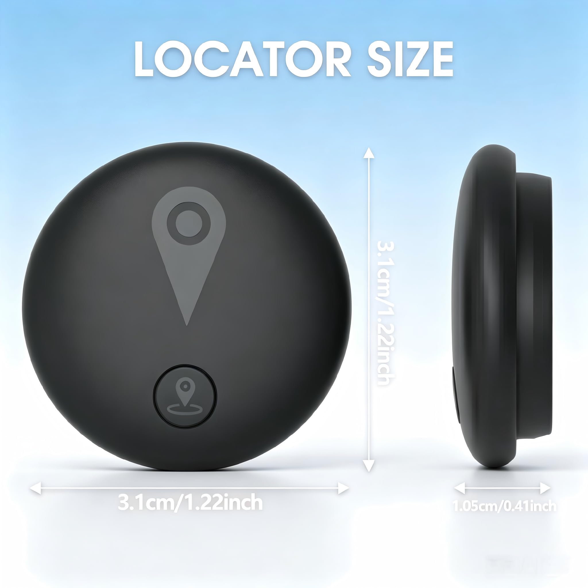 Tracker GPS Auto,Localizzatore gps Magnetico Macchina Compatibile con iOS e Android,Senza Abbonamento,Impermeabile IP67,Ideale per Veicoli/Moto/Chiavi/Bagagli/Bambini/Portafoglio