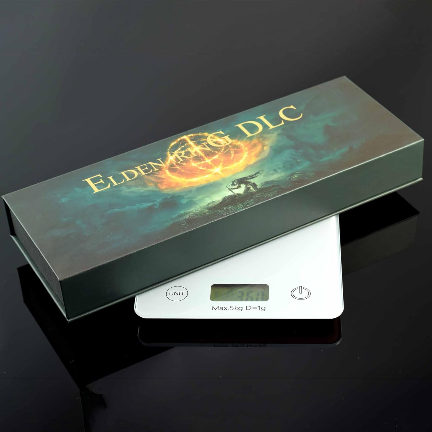 Superbuybox Elden Ring Shadow of the Erdtree Moonlight Greatsword Keychain, 12 inch Game Collection Pendant with Gift Box