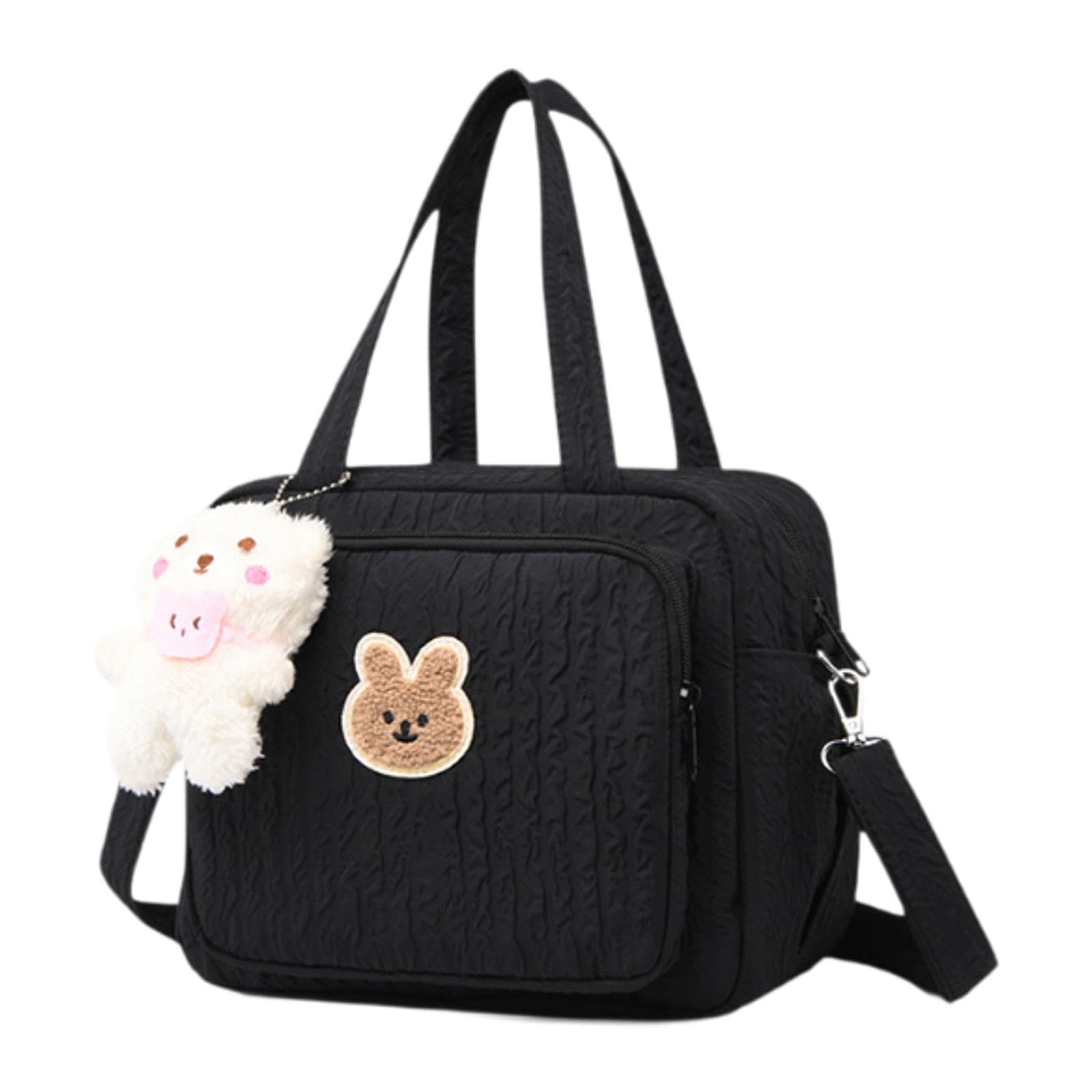 CALANDIS™ Diaper Bag Handbag Reusable Large Capacity Spacious Mummy Makeup Bag Handbag Black | Organizers & Nets | Stroller Accessories | Strollers & Accessories-image-8