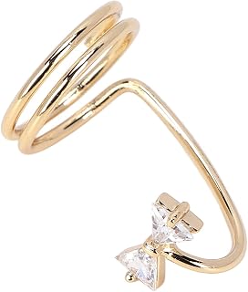 Anel de manicure em cobre galvanizado Easy Wear anel de unha de dedo requintado para salão de manicure(3056g)