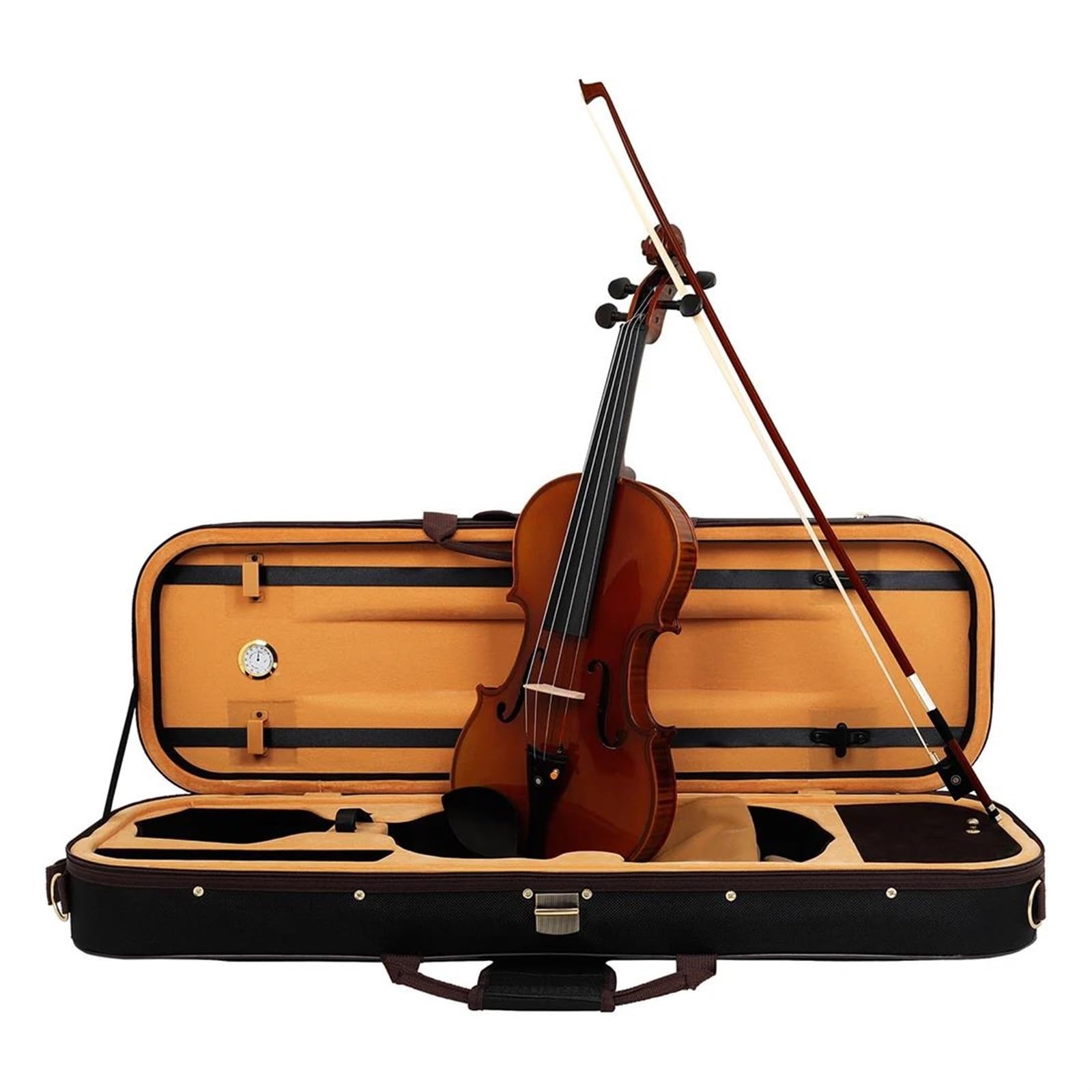 Violino Set 4/4 Violino Stile Vintage Rosso Scuro Abete Rosso Legno di Acero Violino Strumento a Corde Violino Con Archetto