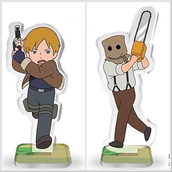 バイオハザード4 バイオ名作劇場 アクリルキーホルダー　セット　抽プレ バイオハザード RE:4』アニメPV『ふしぎの村のレオン』のアク