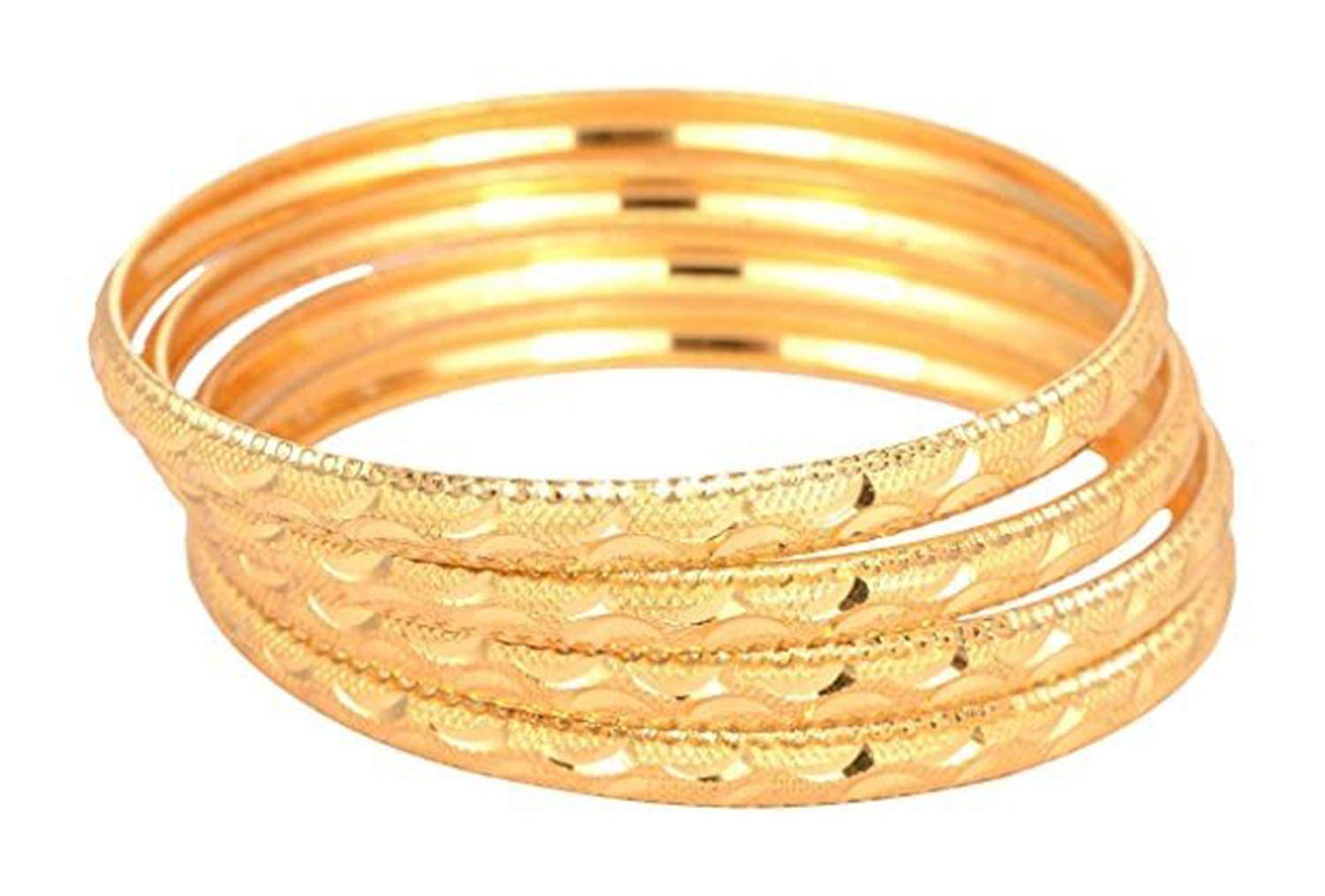 SB05 Gold Metal Bangles for Women-image-29