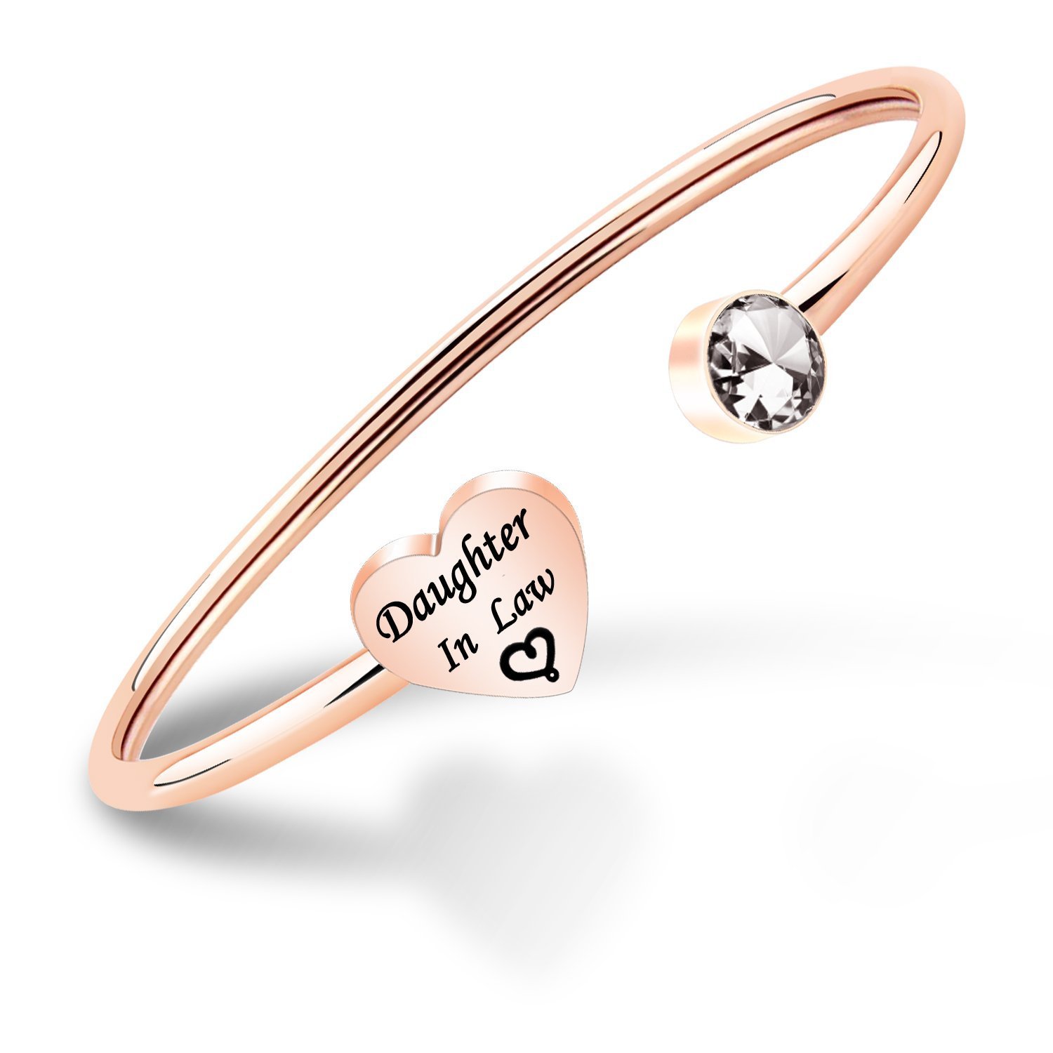 Buy Ensianth Daughter-In-Law Bangle Bracelet Wedding Gifts Daughter In Law  Gifts From Mother In Law Daughter In Law Jewellery Gift For Bridal Shower  Or Birthday Online At Desertcartnga
