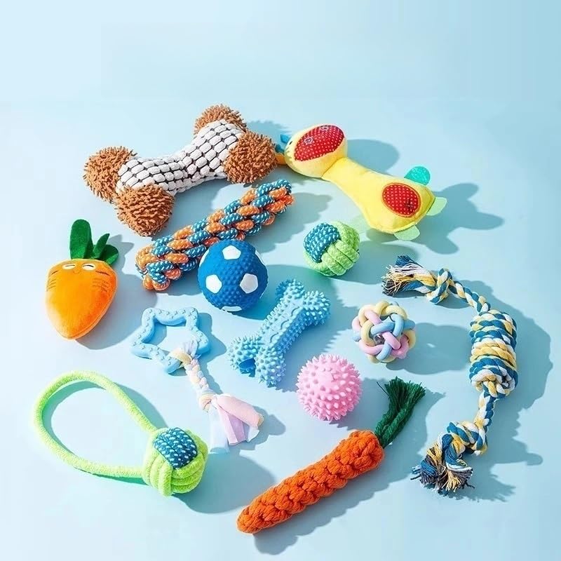 QGDVFCRS Dog Teeth Grinding and Chewing Pet Toy N