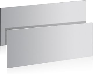 WENHUALI 2 Pack 18 Gauge Cold Rolled Steel Sheets 24x12 Inch - Smooth Weldable Metal Plates for DIY, Welding, Industrial Projects