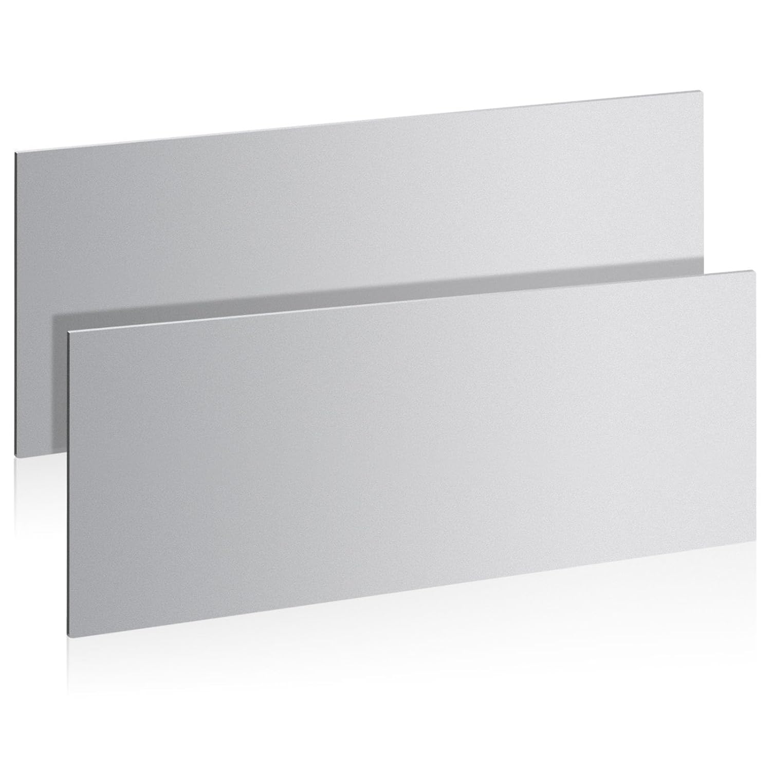 WENHUALI 2 Pack 18 Gauge Cold Rolled Steel Sheets 24x12 Inch - Smooth Weldable Metal Plates for DIY, Welding, Industrial Projects