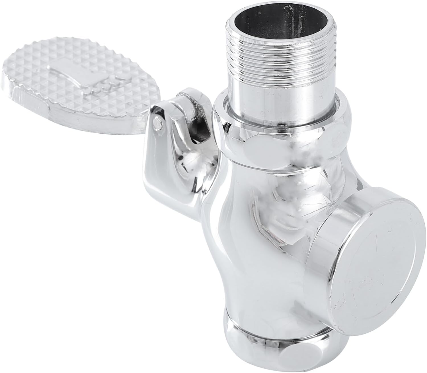 Balacoo Copper Foot Pedal Urinal Flush Valve Water-saving Toilet Flush Valve for Bathroom Easy to Install and Replace Suitable for Home Office Hotel Use Odor Isolation and Fast Flushing