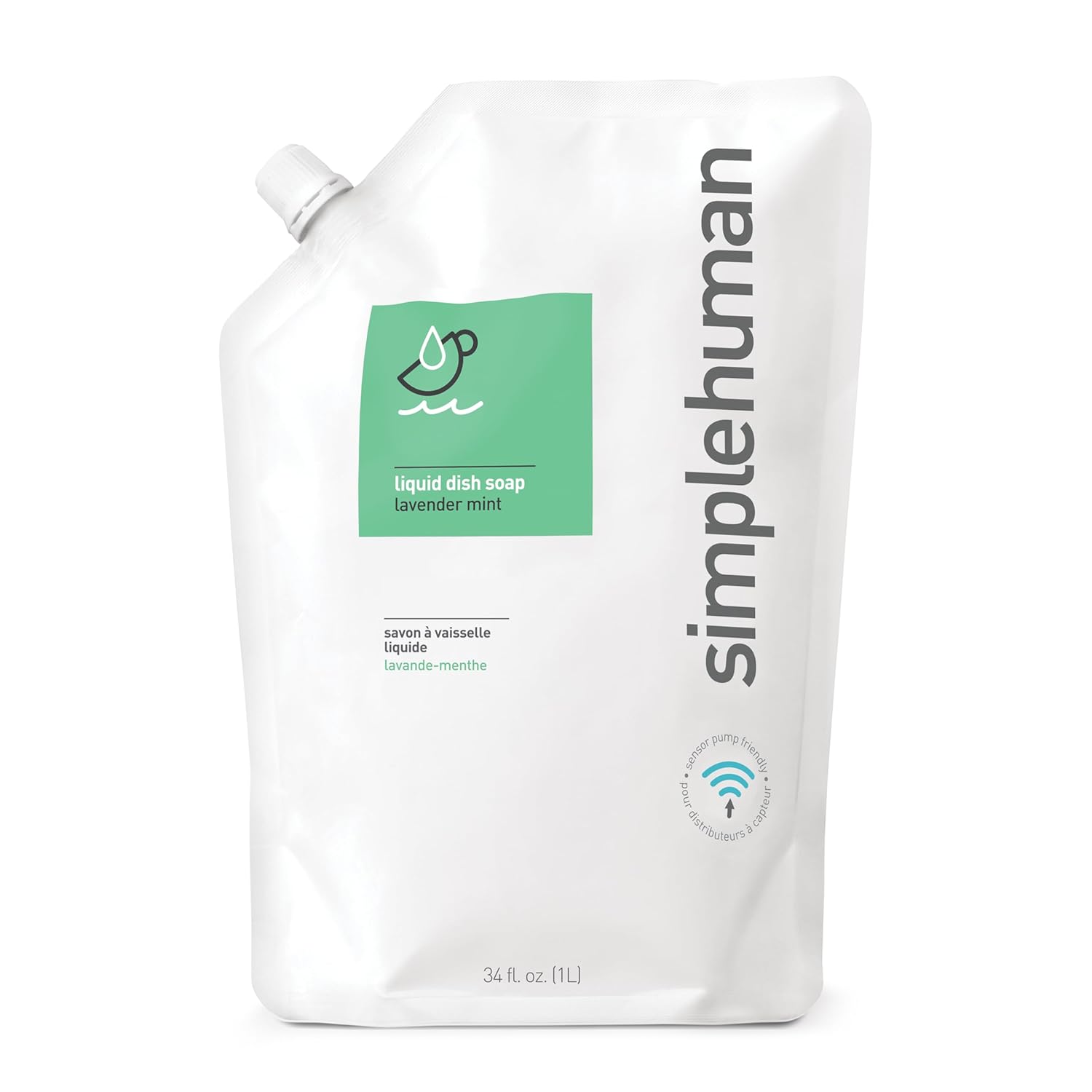 simplehuman Lavender Mint Dish Soap Refill Pouch 34 Fl Oz