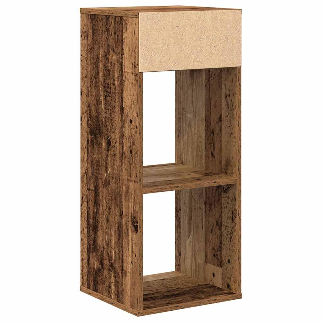 vidaXL Bücherregal Altholz-Optik 34x31x80 cm Holzwerkstoff